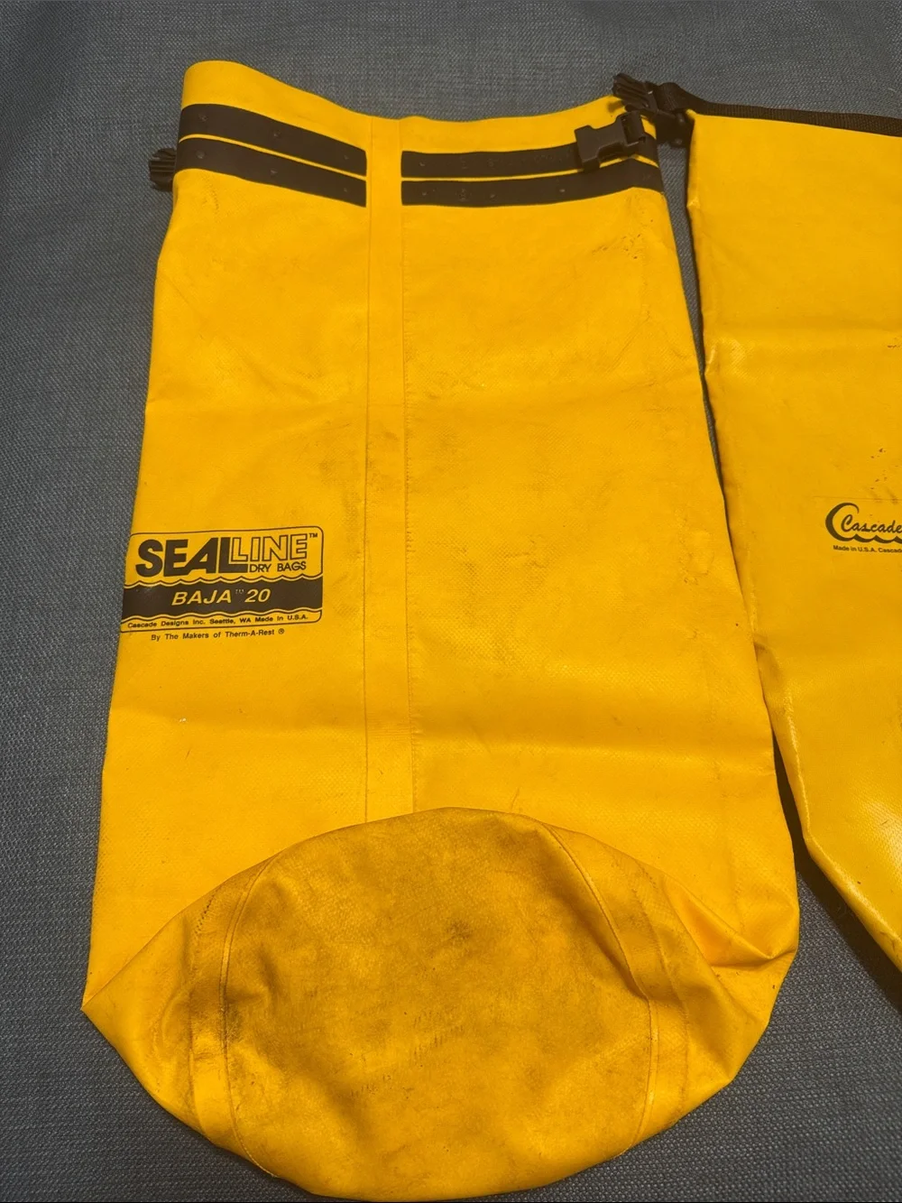 SealLine Dry Bag Set of 3 Yellow Sailor Accessories Bundle|Cascade Design USA